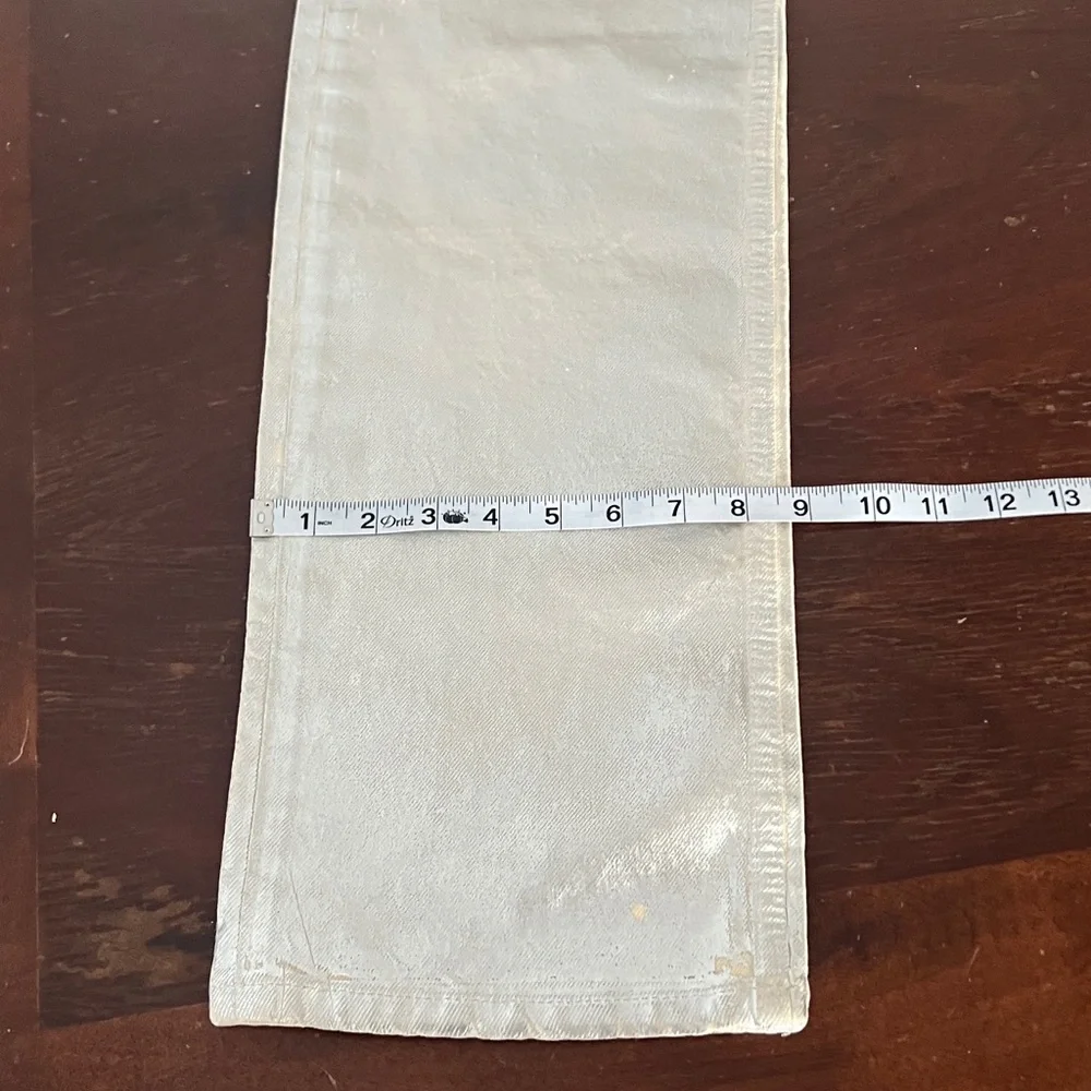 Zara Straight Leg, Cotton, Silver Jeans | 2 - Picture 14 of 16